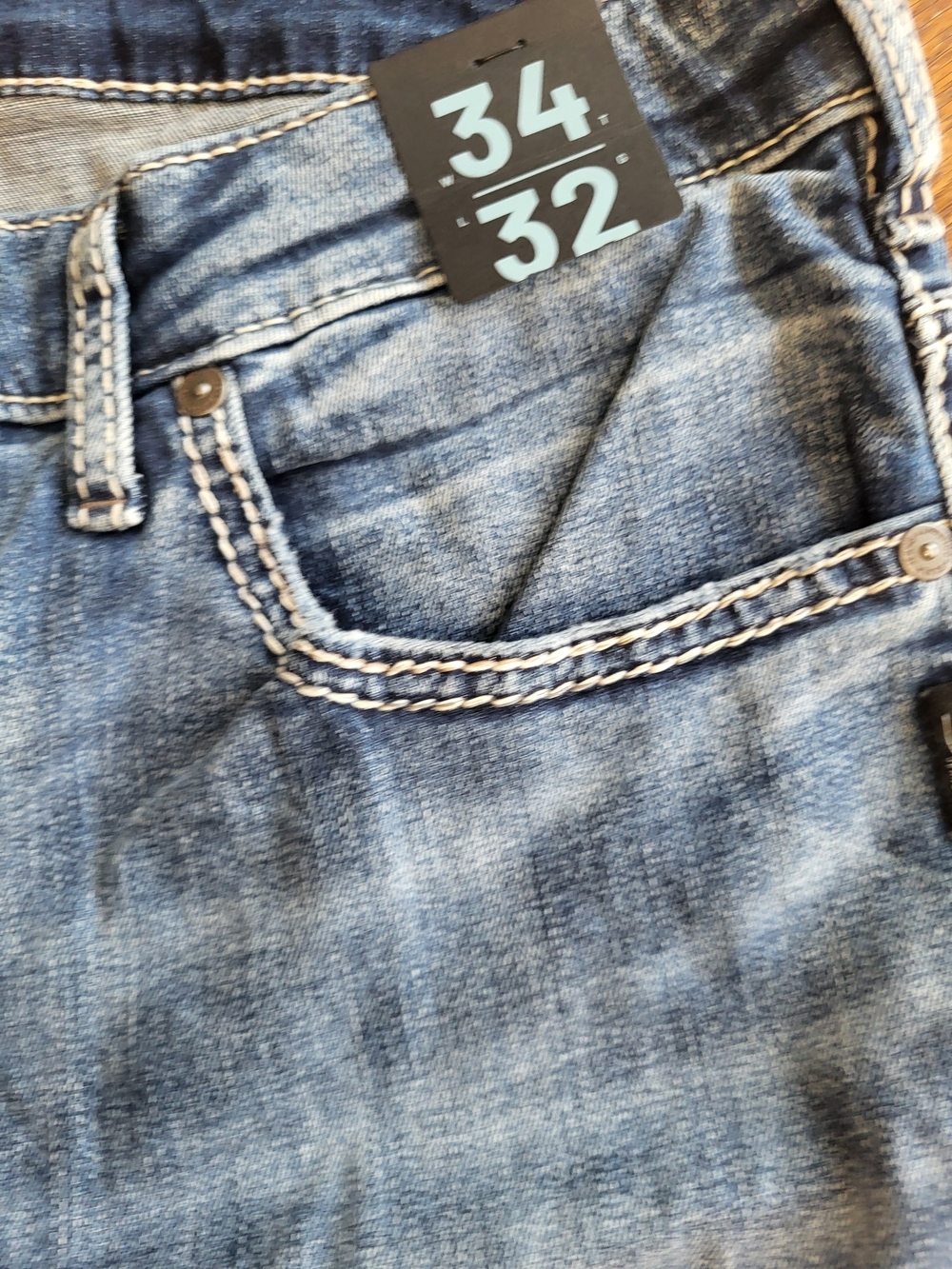 Silver Jeans Classic Light-Med Blue Straight-Leg Jeans - Picture 3 of 7